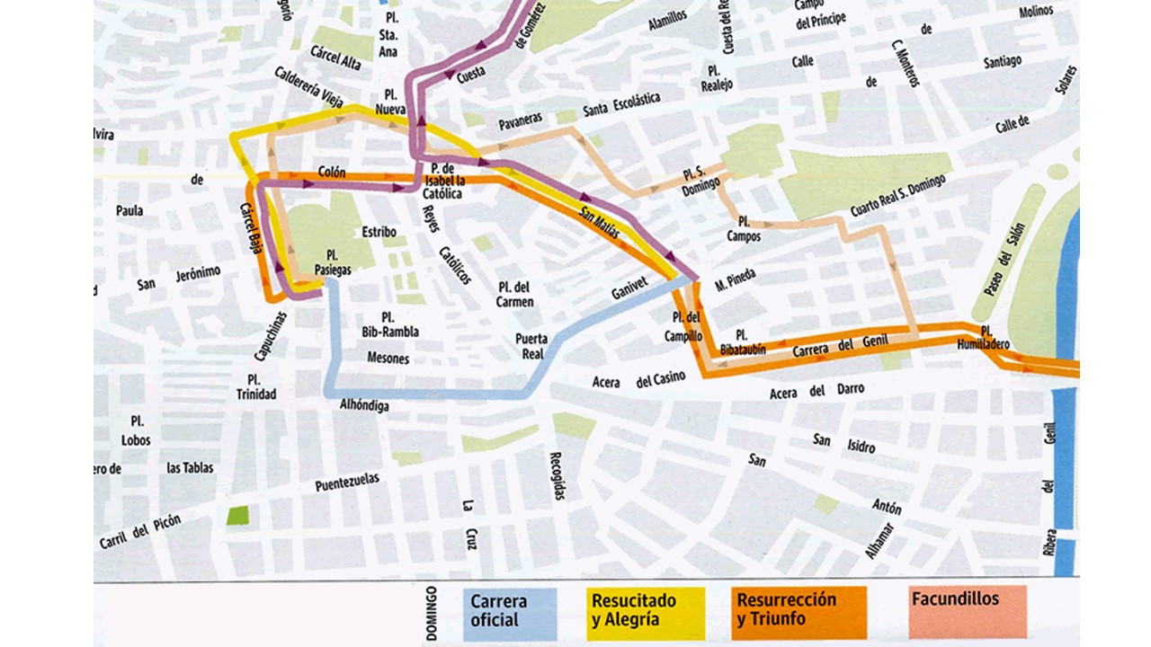 Domingo santo mapa