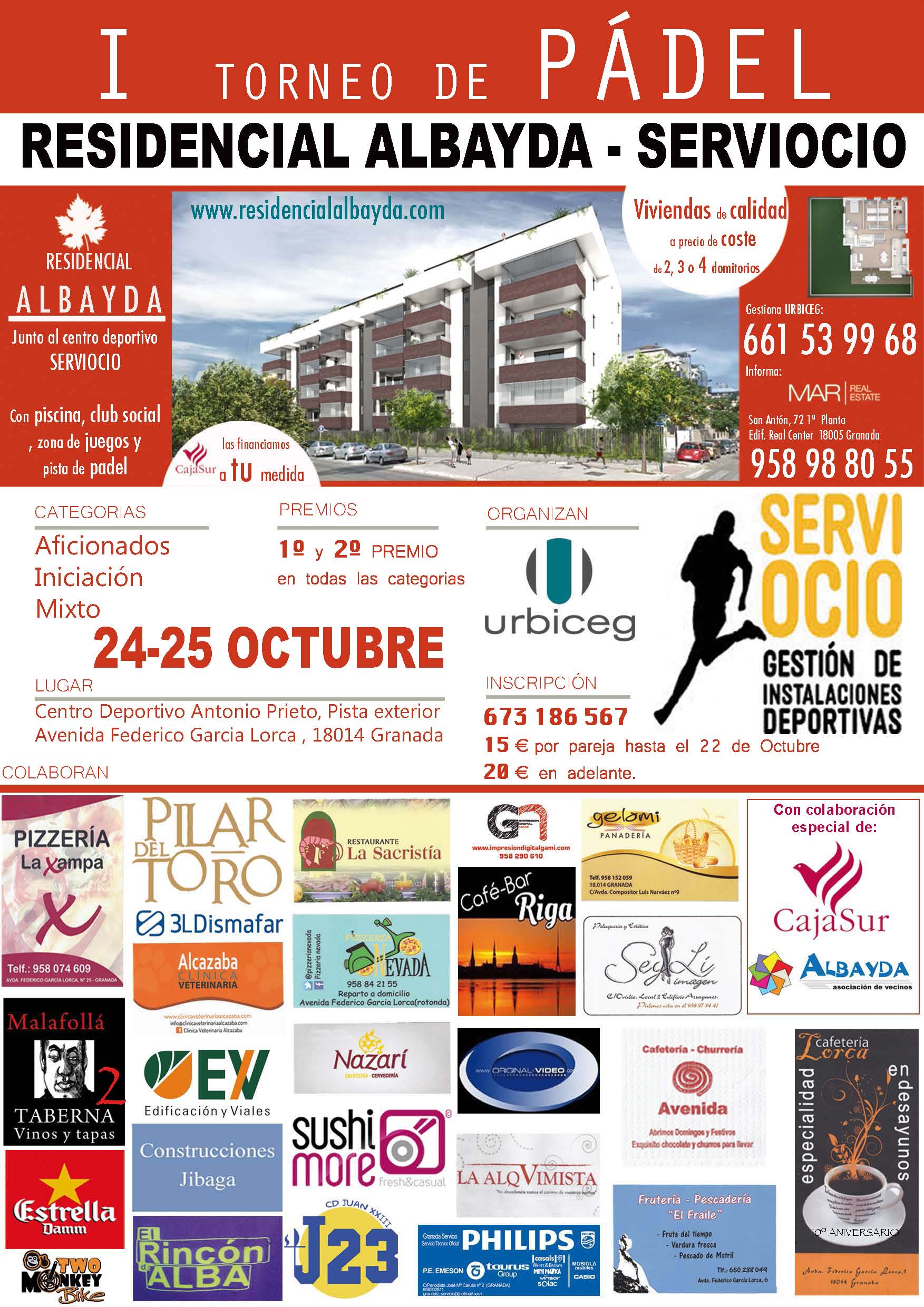 TORNEO DE PADEL 3 cartel