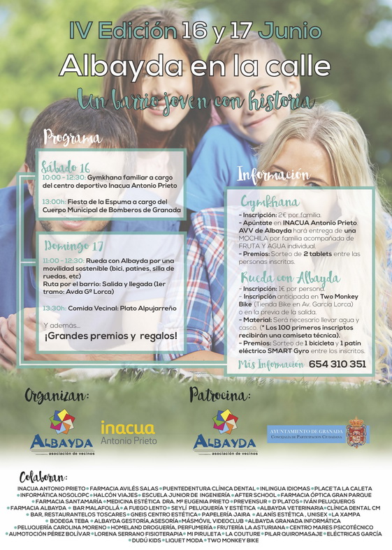 Cartel actvidad IV edición Albayda en la Calle